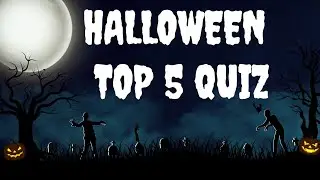 Top 5 Halloween Quiz 👻 | Fun Game for Kids and Families. ESL Friendly