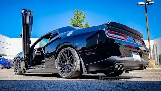 rool_castilloo Dodge Challenger featuring Vertical Doors, Inc. door conversion kit. AKA Lambo Doors