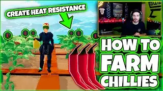 How to get Chillies for Heat Resistance Potions 🌶 | Farming INFINITE Chillies | Craftopia Guide