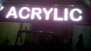 Jual Running Text Akrilik di Jakarta Hub. Aditya 089619395080