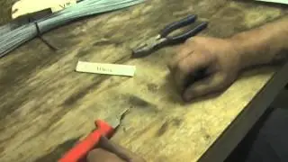 Tyler changing a Wiebe Wicked Sharp Blade