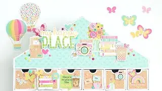My twist on the Advent Calendar House by Doodlebug Design