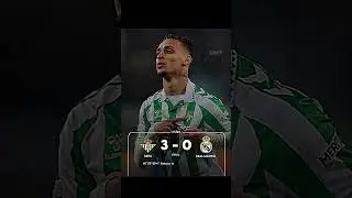 Real Betis Vs Real Madrid 💀 #viral #trending #football #shorts