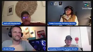 Concrete Pumpers Live Discussion with special guest Grubb Mudd