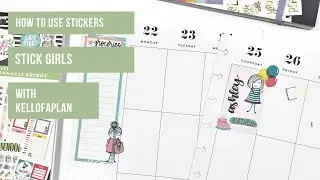 HOW TO USE STICKERS: Stick Girls