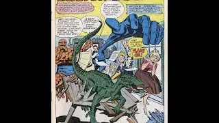 Splash Page Explosion #1: Every Fantastic Four first page by Jack Kirby