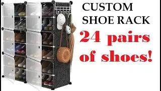Shoe Rack Organizer 2 in 1 Storage Cabinet PORTABLE and LIGHTWEIGHT Unboxing & Review