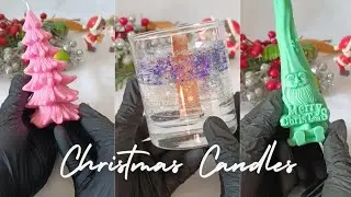 CHRISTMAS CANDLE MAKING COMPILATION 🎄🎁 MAKE CHRISTMAS CANDLES WITH ME | COZY CHRISTMAS VIBES 💓✨