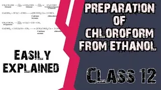 Preparation of chloroform from ethanol | class12