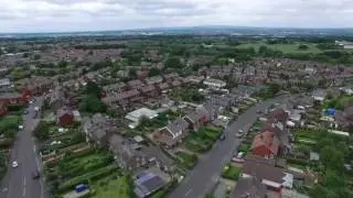 Tragic aircrash in Billinge wigan.