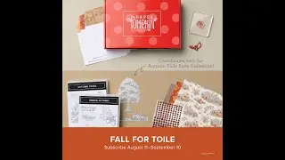 Paper Pumpkin - Fall for Toile