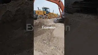excavation of 2nd half of box culvert #excavator #construction