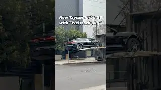 The fastest EV car money can buy&hellip;Taycan Turbo GT with &ldquo;Weissach pkg&rdquo;💯#taycanturbo #porsche #taycan