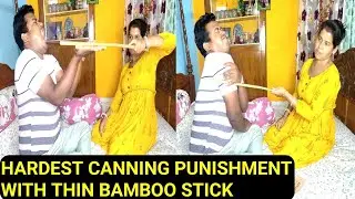 HARDEST CANNING VIDEO WITH BAMBOO STICK।। STRICT TEACHER।। HAND & FOOT CANNING।।@exidesupriyoblog