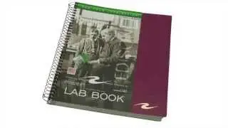 77646   Carbonless Wired Sidebound Lab Book Roaring Spring