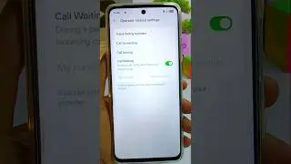 How to activate call waiting on Realme || call waiting setting