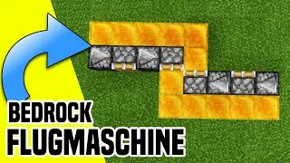 Minecraft Bedrock Edition Flugmaschine | verbessertes Design mit Version 1.16