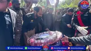 Shaheed key Nimaz e Janaza #KhamisoBrohi #SindhPolice #ShikarpurPolice #SaluteToMartyr #PoliceHonour