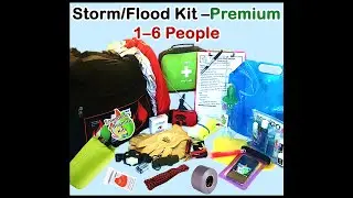 Storm Flood Kit Premium, 1-6 ppl, Safety Kit & Emergency Gear Australia, Kit Video 15 of 17 Oct 2023