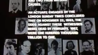JFK Witness Suspicious Deaths