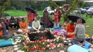 Yagya Vada Himalaju jogs Swami Samarpananda 28.08.2011. Mandegas (Sagatavoshanas Yagiqam)