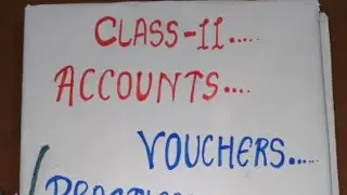 Class 11 project file on Vouchers ||Accounts