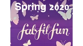 A very late spring FabFitFun box 😁 fab fit fun unboxing