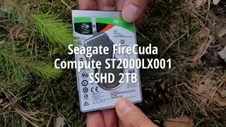 Распаковка и тест Seagate FireCuda Compute ST2000LX001 SSHD 2TB