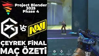 GIANTX vs NAVI MAÇ ÖZETİ | Project Blender 2025 PHASE 4