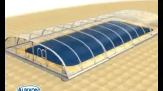 Vid&eacute;o abri piscine bas DALLAS by ALBIXON