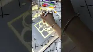 Glowing led drawing board: perfect gift for kids! #kids