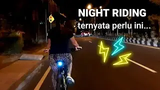 SERUNYA GOWES MALAM HARI PENUH DENGAN LAMPU KOTA YANG INDAH