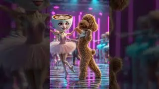 Balerina Capuchina #ai #balerina #balerinacappuchina #poodle #cute