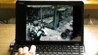 Resident Evil 5 on MSI u270 with AMD E-350 HD 6310