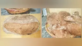 مخبوزات صحية بالخميرة_البلدية ودقيق الشعير والزيتون الأسود والگرگاع #غذاؤك_دواؤك# 