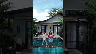 Mood after checking into our Private Villa #mzwandileandsiza #philippines #travel #shorts