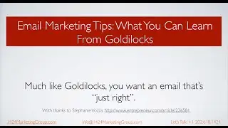 Email Marketing Tips-What You Can Learn From Goldilocks