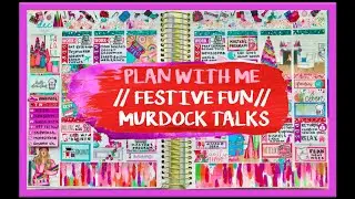 Plan With Me // ft. Murdock Talks // Festive Fun