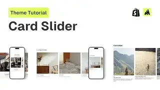 How to add a card slider section to any Shopify theme (2026)