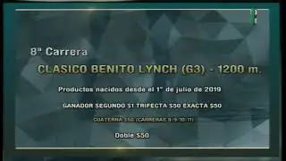 Carr. 08 Premio: CLASICO BENITO LYNCH (G3) 16-10-2022