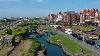 Drone footage of St.Anne's on Sea