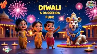 Diwali and Dussehra EXPLAINED for Kids | Tiny Learners Lap