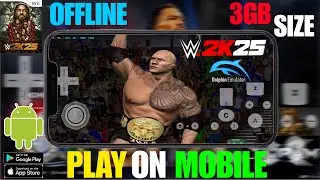 Finally🔥WWE 2k25 PS2 Version Here in Mobile For Free | How To Play WWE 2k25 in Mobile | PS2 Games |