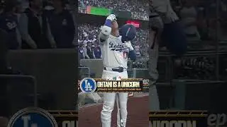 He didn't even need to go in the dugout 🦄 #ohtani #dodgers #nlcs