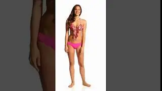Seafolly Solid Pleated Hipster Bikini Bottom | SwimOutlet.com