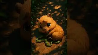 Will the Capybara Face the Snake? or Run Away in Fear? #aiart #ai #aianimation
