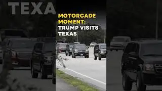 Trump Motorcade Arrives in Texas After Deadly Floods | Factual Flow