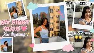 Starting Something New | My First Vlog | @Vedacameraroll 