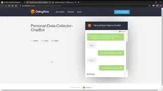 Dialog Flow ChatBot  Personal Data Collector