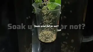 tips and tricks episode 70: soaking urad dal right? #shortsfeed